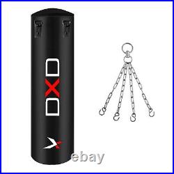 3, 4, 5, 6 Ft Filled OR Empty Punch Bag Heavy Duty Chain Punching Bag Boxing MMA