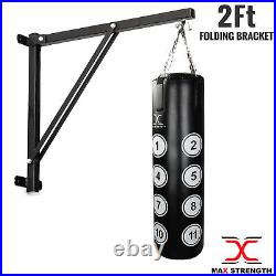 4ft Boxing Filled Punch Bag MMA Training Set Hanging Wall Hanging Bracket Chain