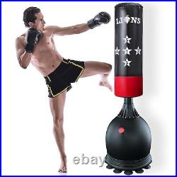 5.5ft Boxing Free Standing Punch Bag Stand MMA Martial Arts Punching Training
