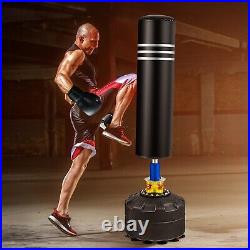 70 Freestanding Punching Bag 220LBS Heavy Boxing Bag Kickboxing withBoxing Gloves