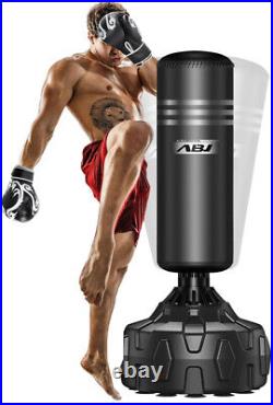 Adult Free Boxing Standing Punch Bag Heavy Duty Stand Punching MMA Kickboxing