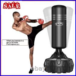 Adult Free Boxing Standing Punch Bag Stand Heavy Duty Punching Kickboxing MMA