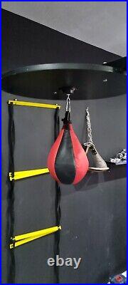 Boxing Machine 2 Way Stand Training Punch Bag Ball Speedball Plate