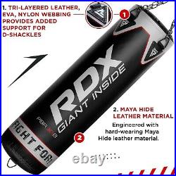 Boxing Punch bag by RDX, Filled Heavy Bag for Kickboxing, Martial Arts Training