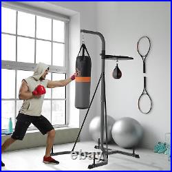 Boxing Station with Punchbag & Speed Ball Freestanding Hanging Frame Home Gym