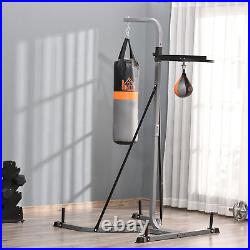 Boxing Station with Punchbag & Speed Ball Freestanding Hanging Frame Home Gym