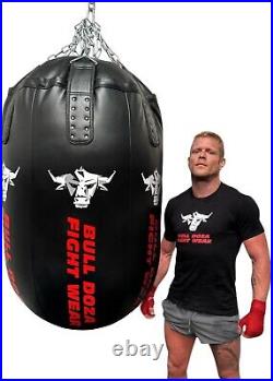 Bull Doza Bullet-Shaped Huge Self-Fill Punch Bag 100kg Capacity Boxing House