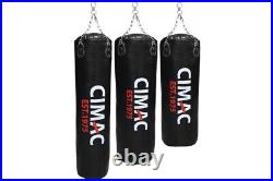 Cimac Boxing Punch Bag Heavy Fat Hanging Bag Muay Thai Kick Bag 4ft 5ft 6ft Bag