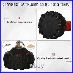 Freestanding Boxing Punch Bag Stand with Fillable Base Springs Suction Cups