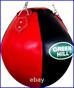 Greenhill Wrecking Ball Leather Upper Cut Heavy Filled Bag Kicks Punches MMA UFC