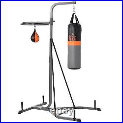HOMCOM Punchbag & Speedball Boxing Station Frame Freestanding Training Home Gym