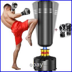 Heavy Duty Free Standing Boxing Punch Bag Kids Kick Art For UFC Training Sports