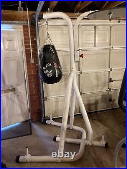 Heavy Duty Punch Bag & Speedball Stand, with Punch Bag & Boxing Gloves