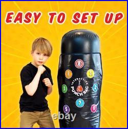Kids Inflatable Punch Bag Interactive Kids Punching Bag and Kids Toys Punchin