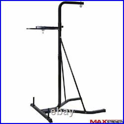 MAXSTRENGTH 2 Way Free Standing Boxing Punch Bag Stand Heavy Duty Hanging Frame