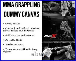 MMA Dummy Brazilian JiuJitsu Grappling Boxing Punching Training Judo BLACK 6FT