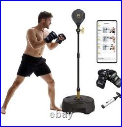 Move It Smart Bluetooth Punching Bags with Stand, Bluetooth Sensor & Fitness