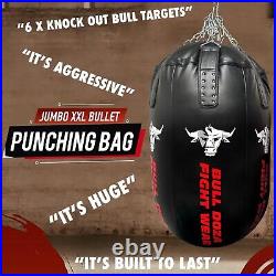 NEW! Bull Doza Bullet-Shaped Huge XXL 3ft 100kg Self-Fill Punch Bag RRP £100