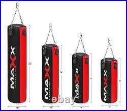 PUNCH BAG Boxing Set 3ft 4ft 5ft Heavy Filled Punch Bag Gloves Bracket Mma 10pcs
