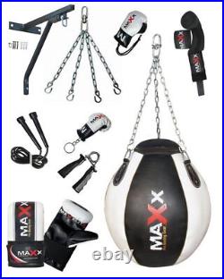 Punch Bag Chain Bracket, Hook Boxing Punchbag Gloves Pads 3 4 5ft Filled Heavy W