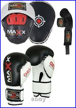 Punch bag Set 3ft 4ft 5ft Heavy Filled With Gloves Bracket Focus Pad boxing bag