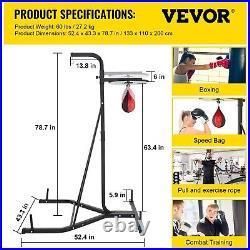 Punching Bag Stand Free Standing Boxing Bag Equipment Heavy Duty Punch Bag Stand
