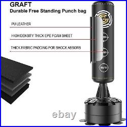 Super Heavy 6ft Free Standing Punch Bag Duty Boxing Kick Stand Gym Training
