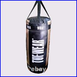 Tuf Wear Balboa 4FT (20 Inch Diameter) Heavy Jumbo Punchbag 60KG Black Gold