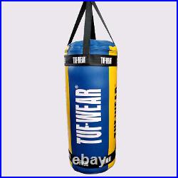 Tuf Wear Balboa 4FT (20 Inch Diameter) Heavy Jumbo Punchbag 60KG Blue Yellow