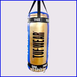 Tuf Wear Balboa 4FT (20 Inch Diameter) Jumbo Punchbag 60KG Blue Gold