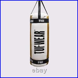 Tuf Wear Balboa 4FT (20 Inch Diameter) Jumbo Punchbag 60KG White Gold