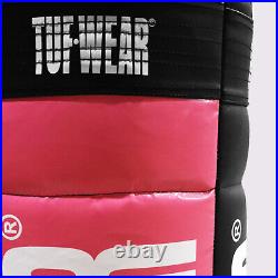 Tuf Wear Balboa 4FT Quilted Heavy Filled 40kg Punchbag Pink/Black