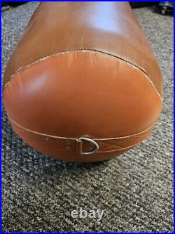 Tuf Wear Boxing Gigantor Classic Brown Hide Leather Punchbag NEVER USED