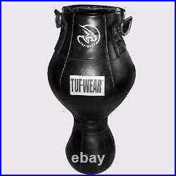 Tuf Wear Cow Hide Leather Uppercut Boxing Punching Filled Spring Punchbag
