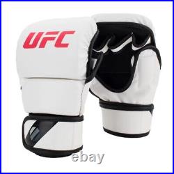 UFC Single Station Bag Stand with MMA 25kg Punch Bag and 8oz Sparring Gloves