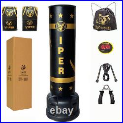 Viper Free Standing Boxing Punch Bag Set Extra Wide 6ft MMA Martial Arts Gym XL