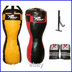 WOLFX Heavy Upper Cut Body Punch Bag Angle Boxing Gloves MMA Muay Thai