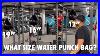 What Size Water Punch Bag In Under 1 Minute